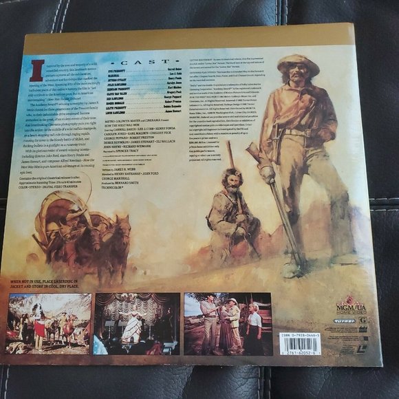 How the West Was Won Deluxe Letter Box Laserdisc Gregory Peck James Stewart - Picture 7 of 7